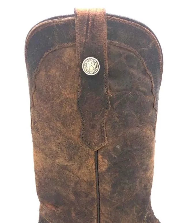 'Tanner Mark' Men's 13" Western Square Toe - Buffalo Honey / Mad Dog Honey